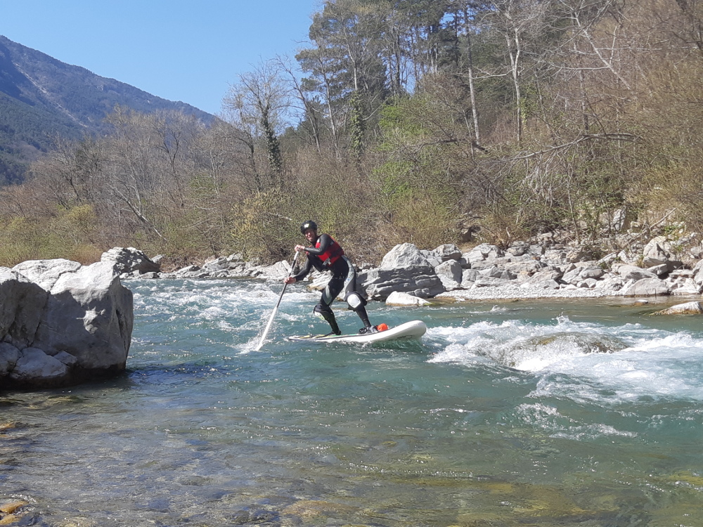 Loïc sur le Var toujours navigable après 50j sans pluie