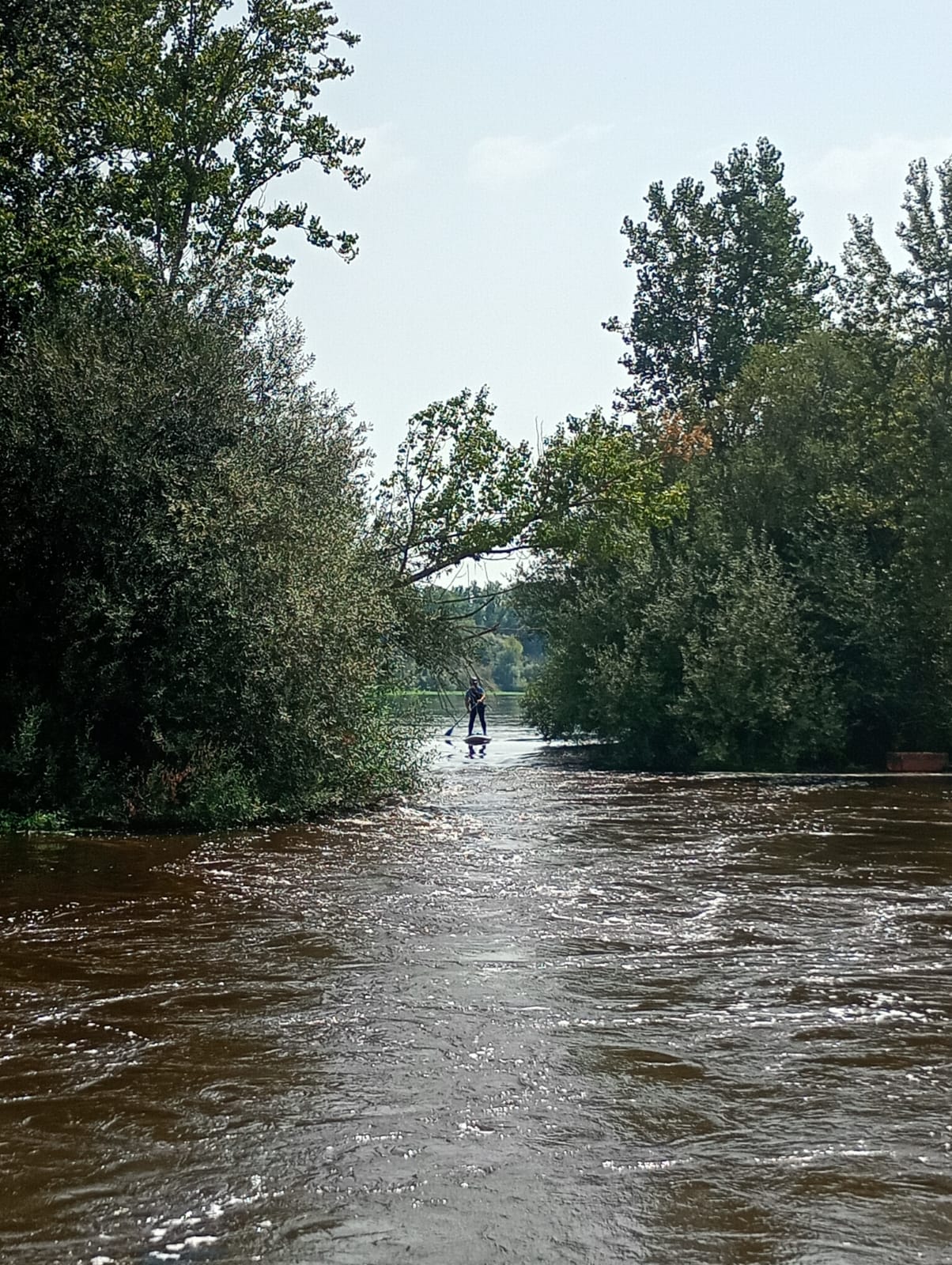 Un des quelques mini rapides du parcours