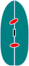 Position SUP surf