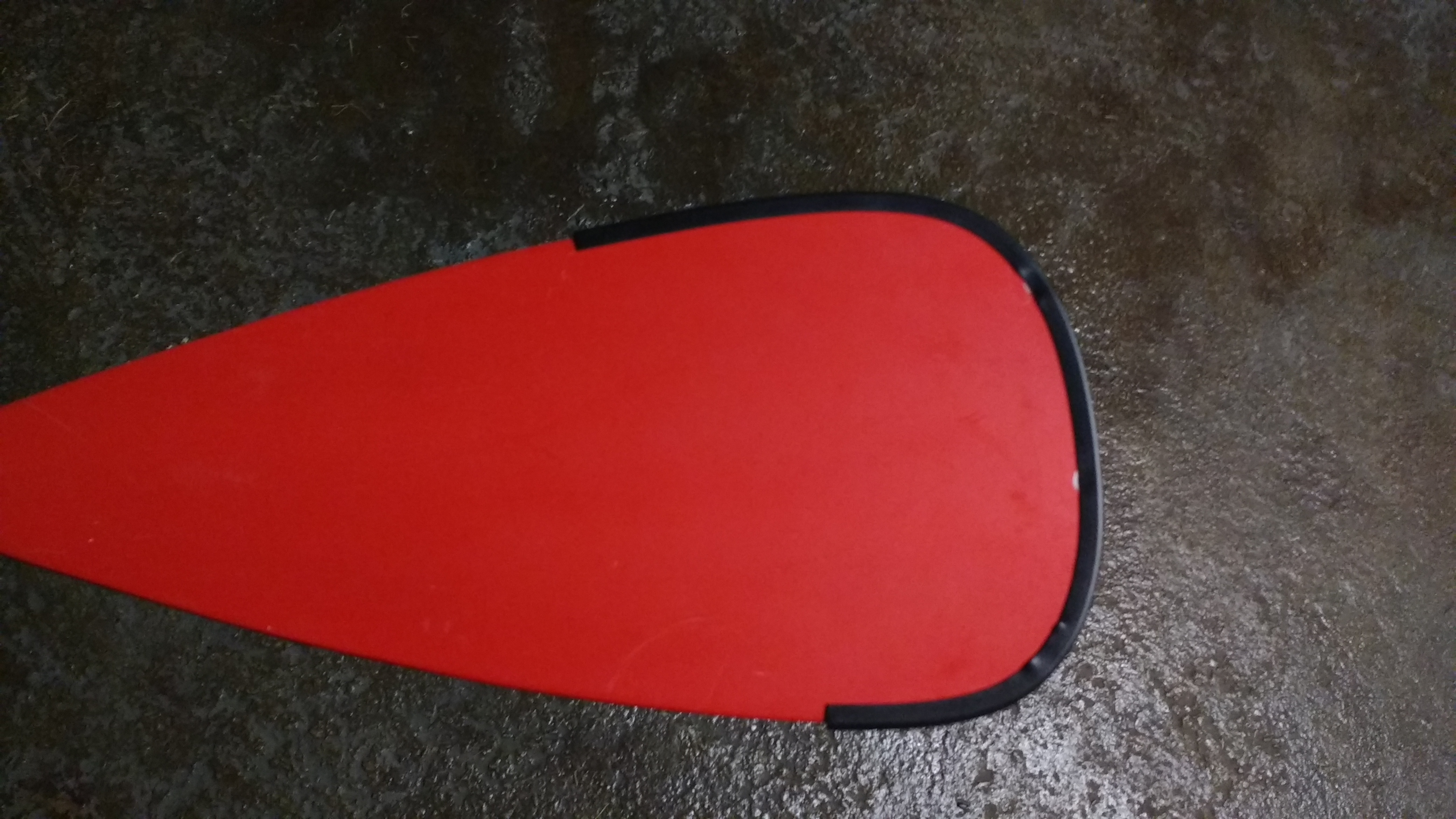 Pagaie en fibres avec protection de portière de voiture